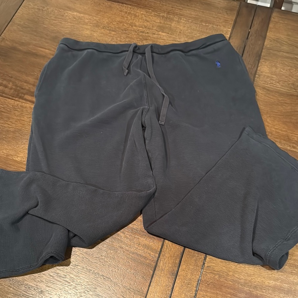Polo Ralph Lauren Black/dark navy Sleepwear Pants